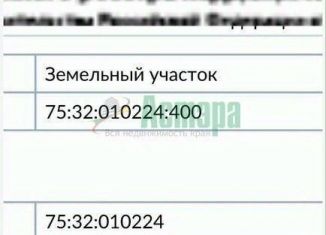 Продажа участка, 10.4 сот., Чита