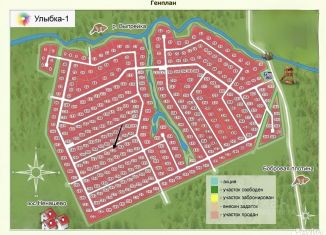 Продается участок, 9 сот., Тульская область, СНТ Улыбка-1, 215
