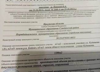 Продажа земельного участка, 12 сот., Иркутская область