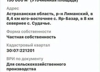 Продается участок, 100 сот., Астраханская область