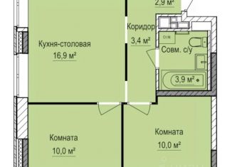 Продажа двухкомнатной квартиры, 47.9 м2, Ижевск