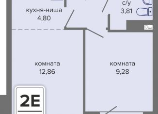 Двухкомнатная квартира на продажу, 37.26 м2, Пермь