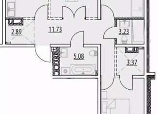 Продается трехкомнатная квартира, 88.82 м2, Иркутск, Ленинский округ, улица Мира, 32