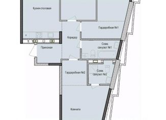 Продажа 3-комнатной квартиры, 87.3 м2, Казань