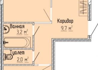 Продается двухкомнатная квартира, 74.4 м2, Тверь
