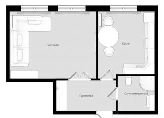 Продается 1-комнатная квартира, 41.63 м2, Дербент, улица Графа Воронцова, 78скА-5