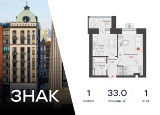 Продается однокомнатная квартира, 33 м2, Киров