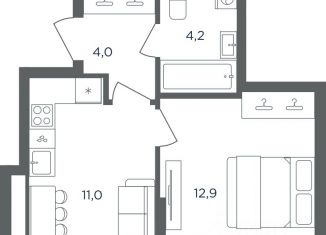 Продажа однокомнатной квартиры, 32.1 м2, Пермь