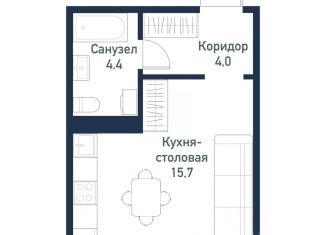 Продается квартира студия, 24.1 м2, Челябинская область