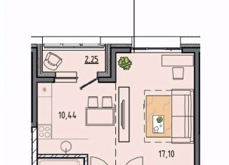 Продам 1-ком. квартиру, 39.24 м2, Иркутская область