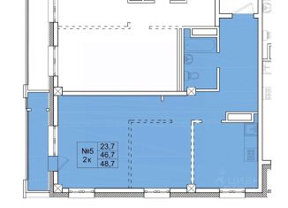 Продаю 2-ком. квартиру, 48.7 м2, Якутск