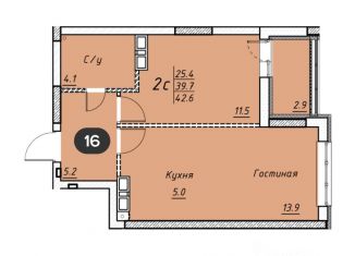 Продам квартиру, 42.6 м2, Энгельс
