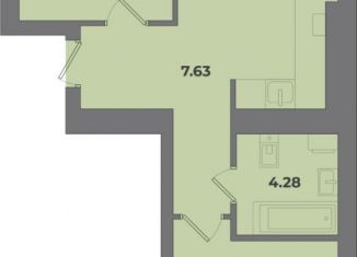 Продажа 2-комнатной квартиры, 57.45 м2, Калининград, Московский район