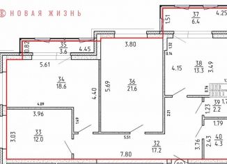 3-ком. квартира на продажу, 99.2 м2, Самара, метро Спортивная, 4-й проезд, 8А