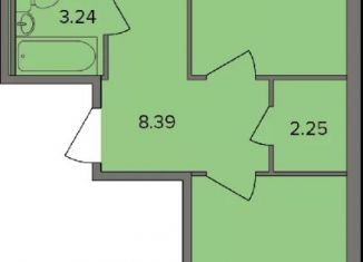 Продам двухкомнатную квартиру, 56.5 м2, деревня Новое Девяткино