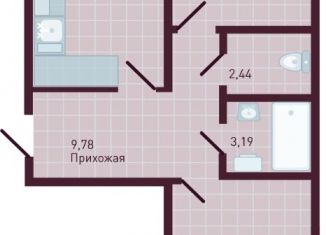 Продается 2-ком. квартира, 65.08 м2, Новочебоксарск