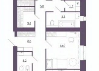 Продажа 3-ком. квартиры, 110.5 м2, Смоленск