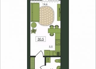 Продам 1-комнатную квартиру, 30.5 м2, Амурская область