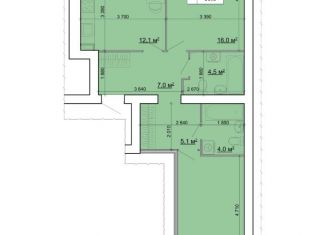 Продажа 2-комнатной квартиры, 65.8 м2, Кострома