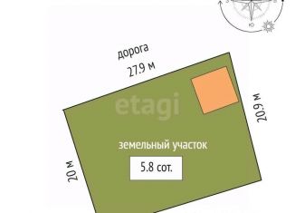 Продам участок, 5.8 сот., Республика Башкортостан, Центральный проезд