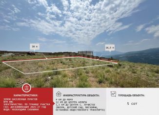 Продается земельный участок, 5 сот., село Лучистое, Табачная улица