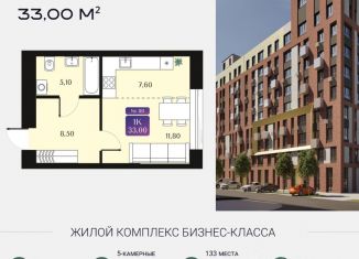 Продаю квартиру студию, 33 м2, Омск, Центральный округ