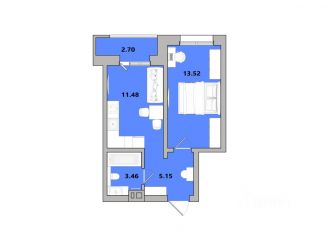 Продам однокомнатную квартиру, 36.31 м2, Иркутская область