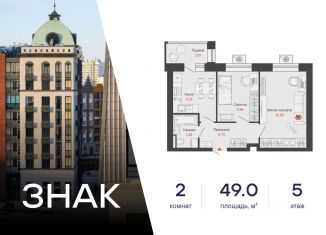Продается двухкомнатная квартира, 49 м2, Киров, Ленинский район