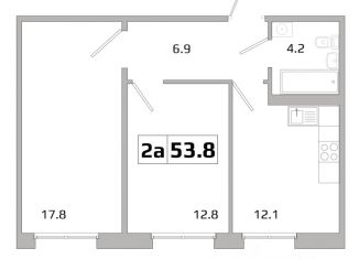 Продам 2-ком. квартиру, 53.8 м2, Иркутская область