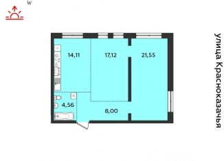Продаю 2-ком. квартиру, 65.34 м2, Иркутская область