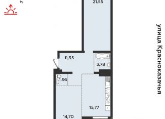 Продажа двухкомнатной квартиры, 69.11 м2, Иркутская область