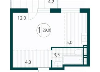 Продажа 1-комнатной квартиры, 29 м2, Иркутск, Ленинский округ