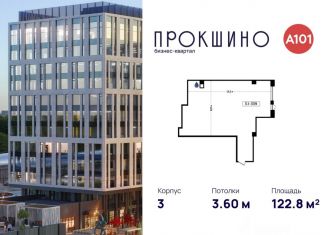 Продам офис, 122.8 м2, Москва, БК Прокшино, 3