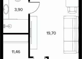 Продаю 2-комнатную квартиру, 41.54 м2, Краснодарский край