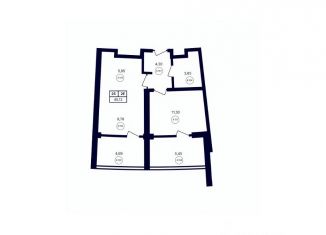 Продам 1-ком. квартиру, 45.12 м2, Крым