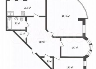 Продается трехкомнатная квартира, 152 м2, Кисловодск, улица 8 Марта, 37