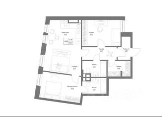 Продажа трехкомнатной квартиры, 78.03 м2, Казань