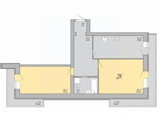 Продажа 2-ком. квартиры, 78.85 м2, Тверь, Московский район
