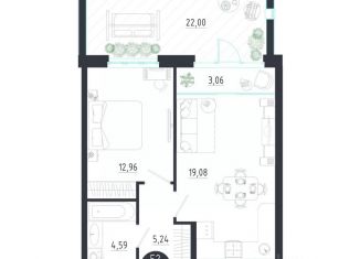 Продажа 1-комнатной квартиры, 66.93 м2, Тула, Центральный территориальный округ