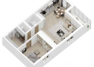 Продается 2-ком. квартира, 80.01 м2, Самара, улица Дыбенко, 5, метро Московская