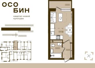 Продается квартира студия, 22.11 м2, Брянская область