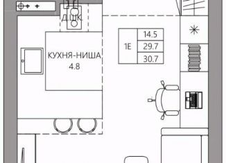 Квартира на продажу студия, 30.7 м2, Пермь, Парковый проспект, 36В