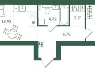 Продаю 2-ком. квартиру, 43.49 м2, Кировская область