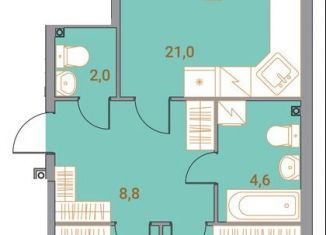 Продам 2-ком. квартиру, 65 м2, Ставрополь, Промышленный район