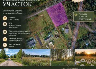 Продам участок, 26.67 сот., Псковская область