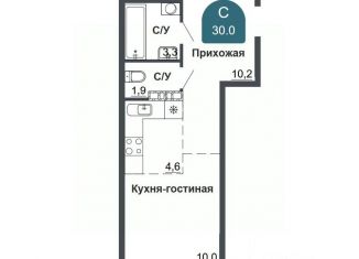 Продажа 1-комнатной квартиры, 30 м2, Приморский край