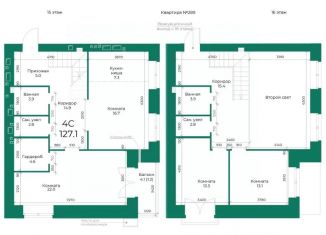 Продам трехкомнатную квартиру, 127.1 м2, Барнаул, Индустриальный район