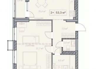 Продаю 2-ком. квартиру, 54.8 м2, Стерлитамак