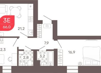 Продается 3-ком. квартира, 66 м2, Забайкальский край