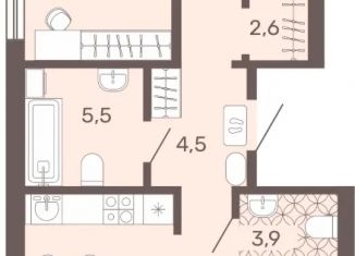 Продам 4-ком. квартиру, 73.9 м2, Забайкальский край